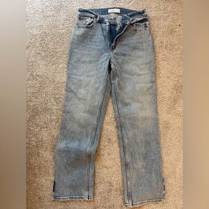 Abercrombie & Fitch Straight Leg High Rise Jeans (Never Worn)